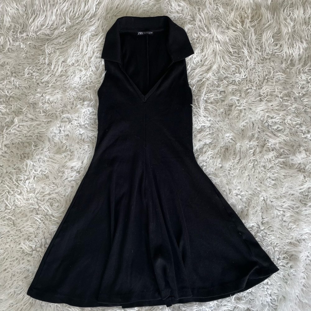 Black Zara Mini Tennis Dress